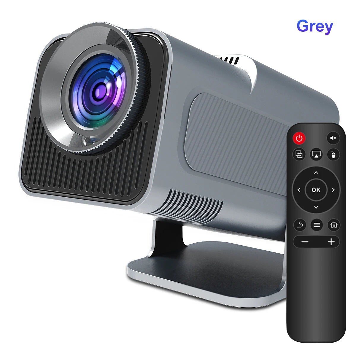 Upgraded HY300 4K Android 11 Portable Projector - Native 1080P, 390 ANSI Lumens, Dual WiFi 6 & Bluetooth 5.0 for Ultimate Home Cinema Experience