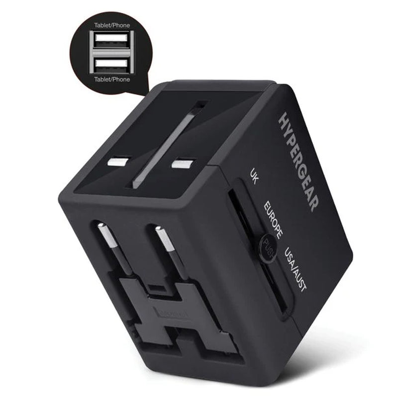 Ultimate Hypergear All-In-One Universal Travel Adapter for Global Adventures